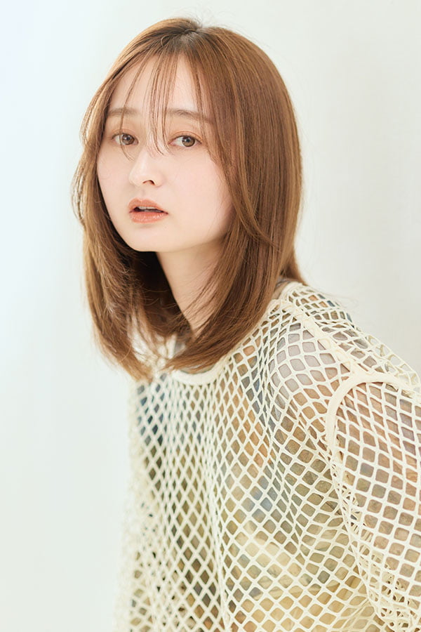 透明感レイヤーミディ