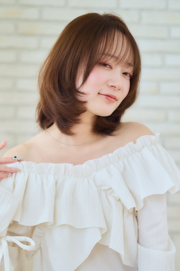 やわらかレイヤーボブ