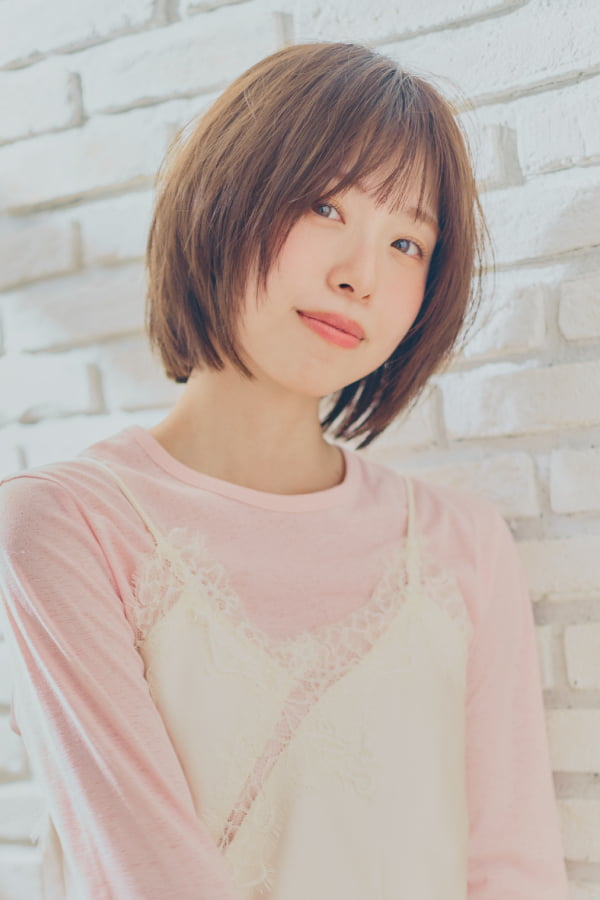 小顔ショートボブ